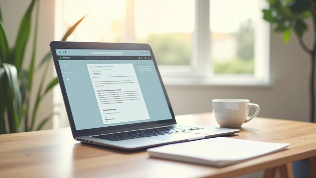 Ordinateur portable ouvert avec l'interface de WordPress, écran montrant l'éditeur de contenu
