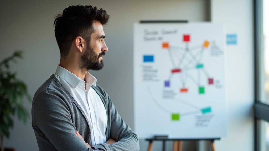Diagramme visuel montrant des connexions entre différents nœuds représentant des sites web et des liens